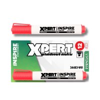 Xpert Whiteboard Marker - Chisel - Red (12) 