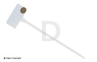 38cm WHITE ANGLED HEAD LABELS (SL400)