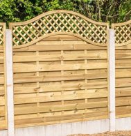 Timber Fence Panels - Closed