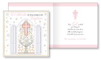 Card/Baby Girl Baptism  (26010)