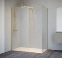 CASANUOVA  BRUSH  BRASS  300 WET ROOM FLIPPER PANEL