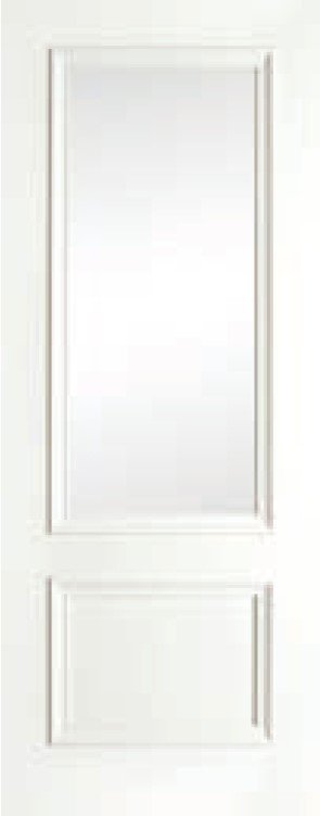 Milan 1 Lite Premium Primed White Clear