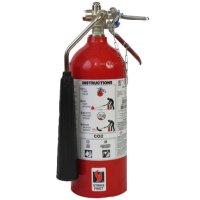 Strike First 5 lb. CO2 Fire Extinguisher w/Wall Hook (5B:C)