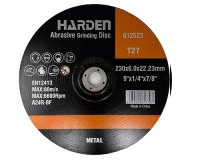 HARDEN 612523  Grinding Disc 230 x 6 x 22mm