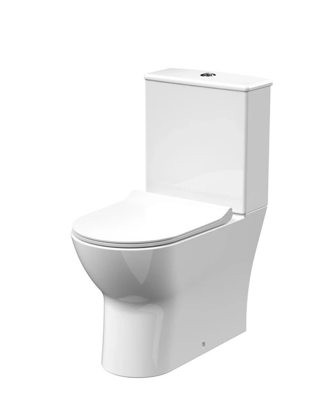 Freya Comfort Height Rimless Pan, Cistern & Seat