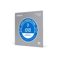 Daddario Single Plain Steel String for Electric / Steel Guitar 013-5 *5 Pack*