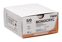 Johnson & Johnson 5/0 Monocryl Sutures - 45cm x 12 13mm, 3/8 Circle, RC - DMI Dental Supplies Ireland - Next Day Delivery