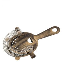 Vintage Copper Cocktail Strainer - 4 Prong Carton of 6