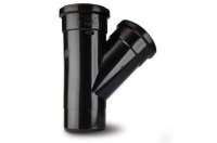 Polypipe Single Branch 4in/110mm. 135&deg; Equal ST404B