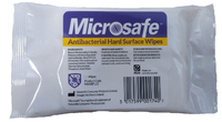 Microsafe Flowpack Anti-Bacterial Surface Wipes (Pack of 25)