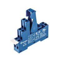 Finder 2 Pole Relay Base Blue with Plastic Retaining Clip 95.05SPA