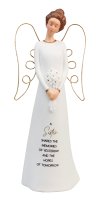 Porcelain Angel Statue/Sister  (39728)