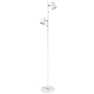 Eglo Lara 2 Light Floor Lamp White