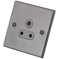 Gunmetal Grey 5A Unswitched Socket 6011-109