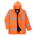 Portwest Hi Vis Traffic Waterproof Jacket, Orange