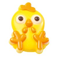 Solid decorated coloured white chocolate baby chick 13g - 2kg