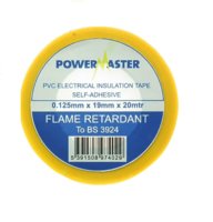 20MT X 19MM YELLOW INSULATING TAPE