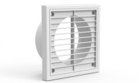 Manrose 1151W 4 Inch Fixed Exterior White Grille