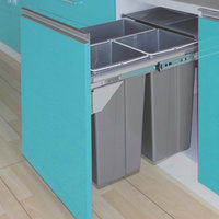 Pull out Wste Bin with Soft Close Side Mounted 2 x 34 Ltr