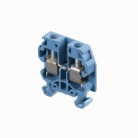 DR4/6.1.N Entrelec Mini Feedthrough Terminal 4mm&sup2; Blue 1SNA120491R1100