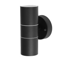 Winston Black up/down GU10 wall light