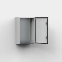 MAS0403015R5 nVent Hoffman Mild Steel Enclosure 400x300x155 IP66 Including Mounting Plate