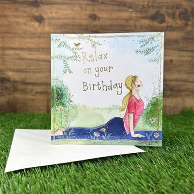 Pilates Birthday Card