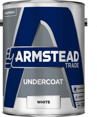 Armstead Trade Undercoat White 5L Paint 5218666