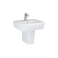 Tucker French Maidstone 530mm Two Taphole Semi Pedestal Basin