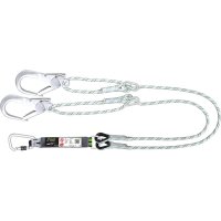 Forked Energy Absorbing Kernmantle Rope Lanyard
