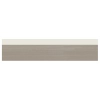 Doppia Alpine White-Alu R1 PMMA Accent Edging 23 x 1mm x 75 mtr