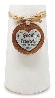 Ceramic Flower Vase/Good Friends  (38705)