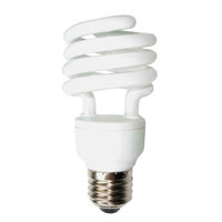 CFL HALF SPIRAL T2  240V 20WATT ES/E27 DAYLIGHT WHITE 1100LM