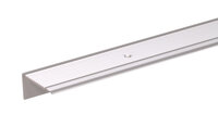 Alberts Stair Edge Satin Aluminium 45x23mm 1 Metre 484002