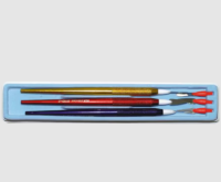 ASA Dental Ceramic Sculpturing Instrument Handle Red and 2 Blades 