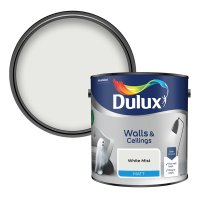 Dulux Matt White Mist 2.5L Paint Tin & Colour Swatch