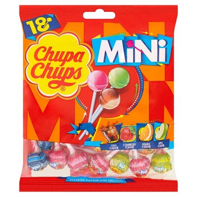 Chupa Chups Mini Lollies 18s