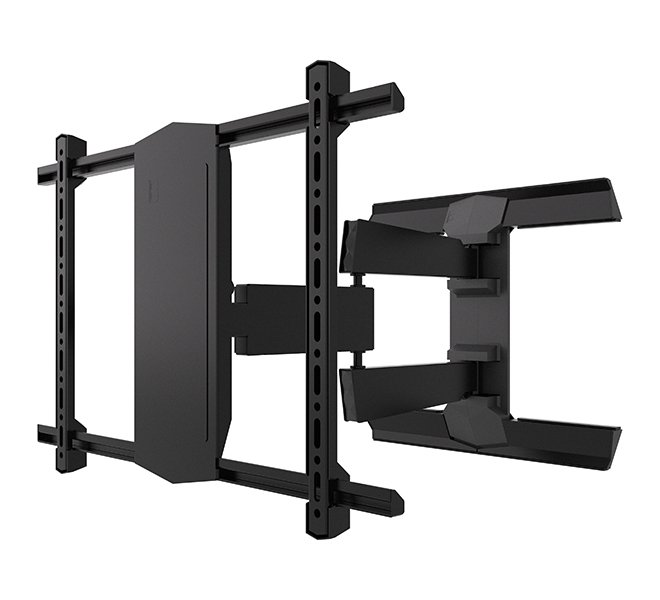 Dual Stud Double Arm Flat Screen Wall Mount with Tilt & Swivel (VESA 600 x 400)