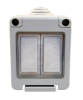 Waterproof 10a 2 gang 2 way switch IP55