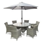 Tuscany 6 Seater 1.4m Dining Set 1