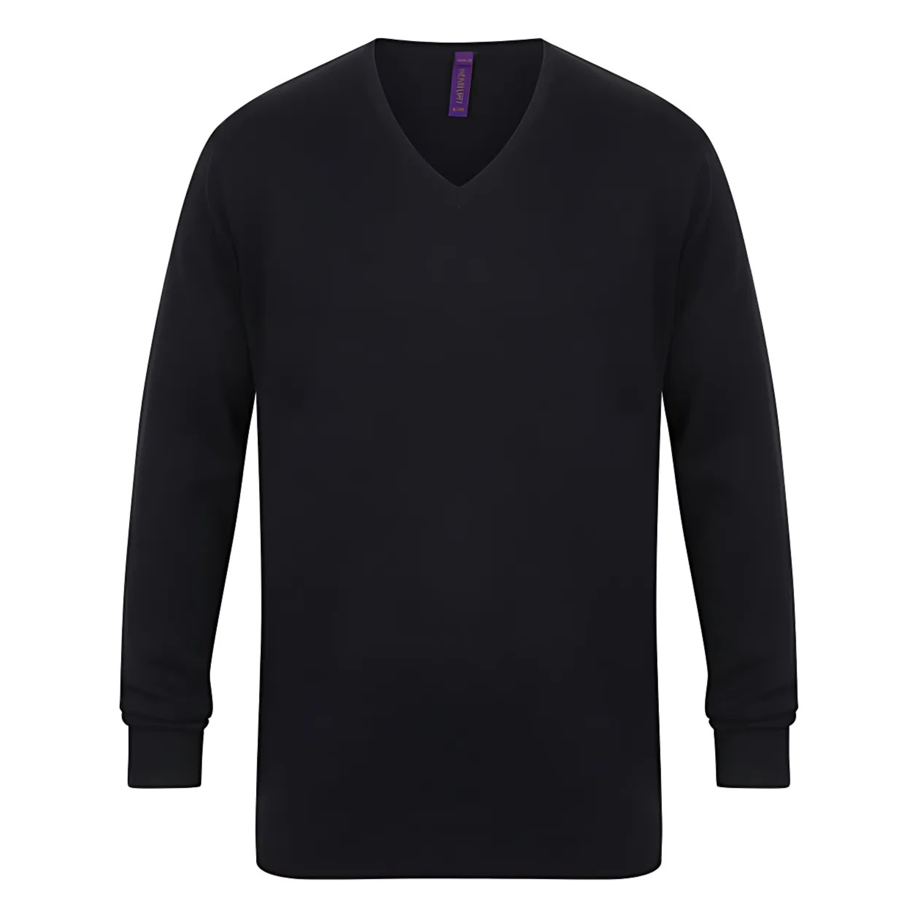 Henbury V-Neck Jumper, Navy