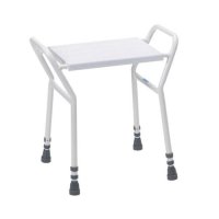 The Oasis Shower Stool has a large width between the armrests (52 cm) allows the seating of strong people.