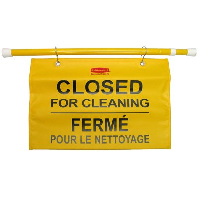 RUBBERMAID MULTILINGUAL SITE SAFETY HANGING SIGN