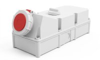 Ebasee CEE IP67 125A Combi Unit 5X125A 380V Red
