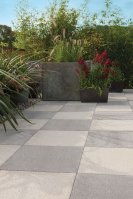 PAVING SLAB 450mm x 450mm TEXTURED DARK GREY