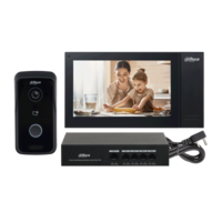 Dahua HD Intercom Kit KTP02 POE Switch & 7" Black Monitor