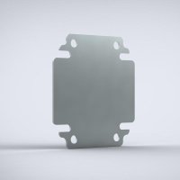 BMP2050 nVent Hoffman Mounting plate, 200x500, Galvanized steel