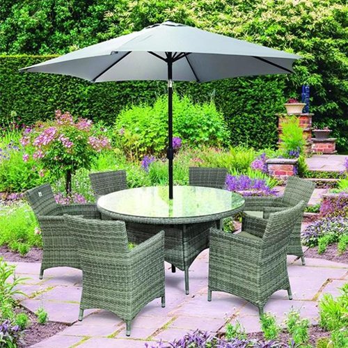 Tuscany 6 Seater 1.4m Dining Set 2