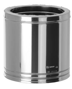 Inox dubbelwandig buis &Oslash;130 L=270