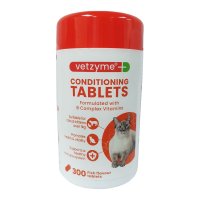 Vetzyme Cat Condition Tablets 300 Tab x 1